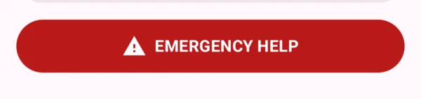 Emergency help button as shown in the contacts screen